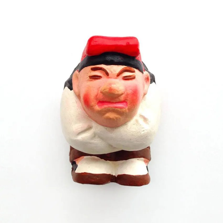 Caganer de latex vista frontal