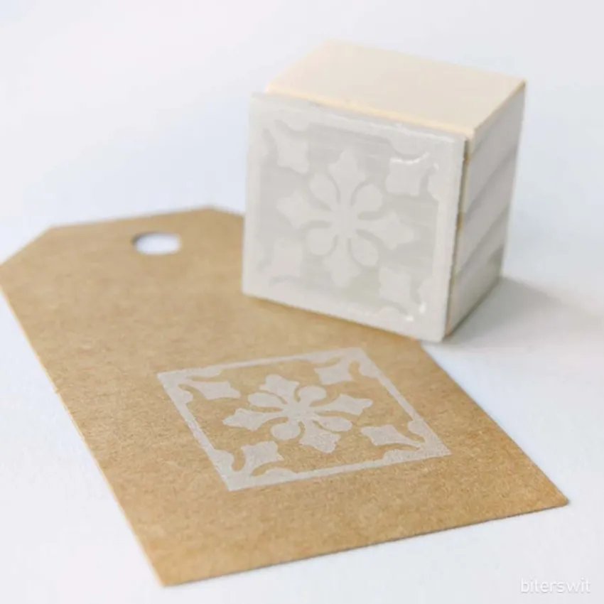 Kit timbres hydrauliques échantillon d'encre blanche