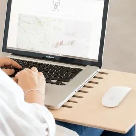 Support pour ordinateur Delaptop vue de face