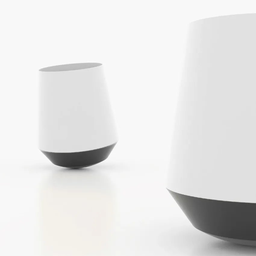 Biel white waste bins