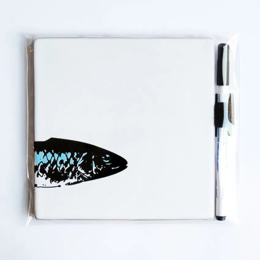 Baldosa Bussoga sardina en blanco