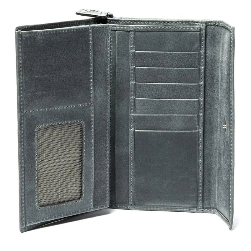 Flor de Barcelona wallet grey inside