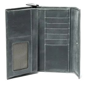 Flor de Barcelona wallet grey inside