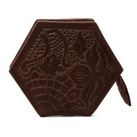 Gaudí wallet, brown, front view