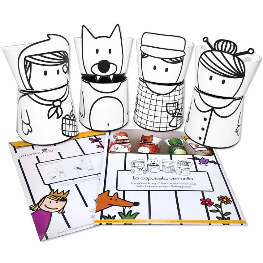 Puppets to paint cover Caputxeta