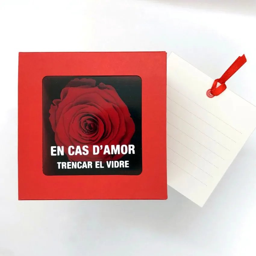 En cas d'amor trencar el vidre vista frontal